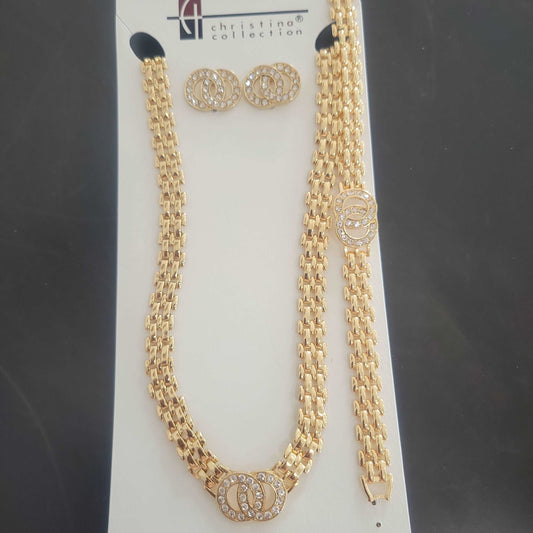 Gold Necklace Set