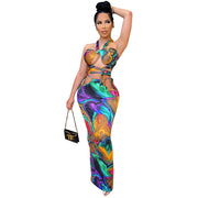 Daring Diva Digital Print Two-Piece Set