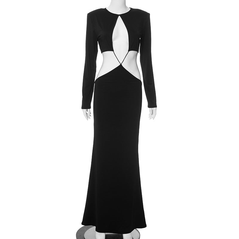 Sasha Cutout Long Sleeve Bodycon Maxi Dress