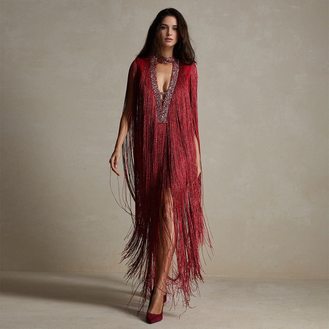 Red Sequin Maxi Dress: Dazzle the Night Away