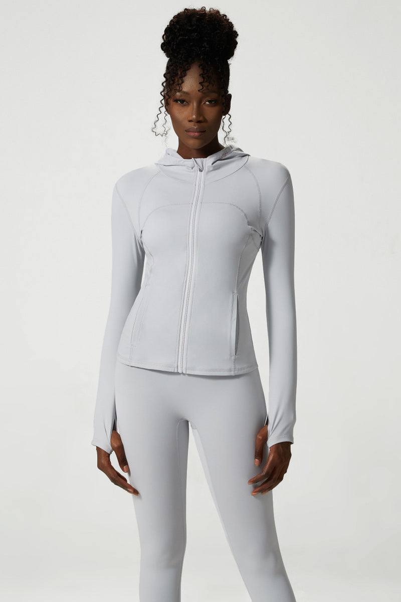 Yoga Clothes Three Piece Set - Women's Athletic Clothing