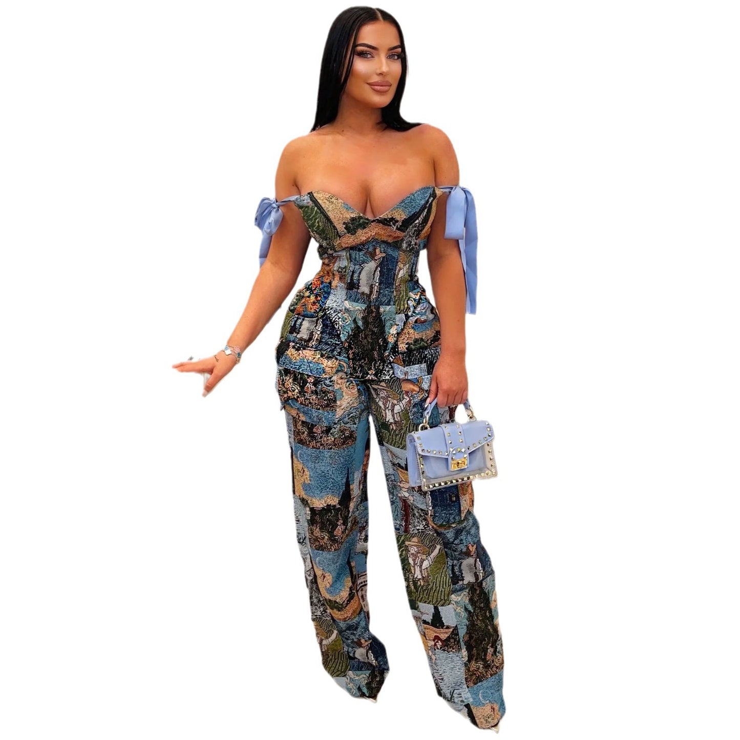 Boho Printed Two-Piece Set: Free-Spirited and Stylish