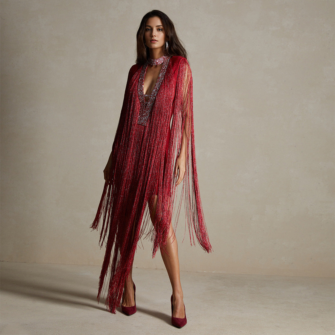 Red Sequin Maxi Dress: Dazzle the Night Away