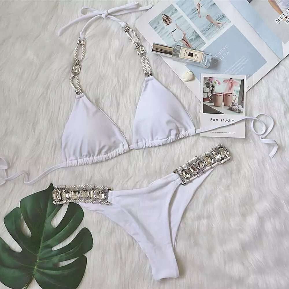 Diamonds Are Forever Two Piece Bikini - London's Closet Boutique