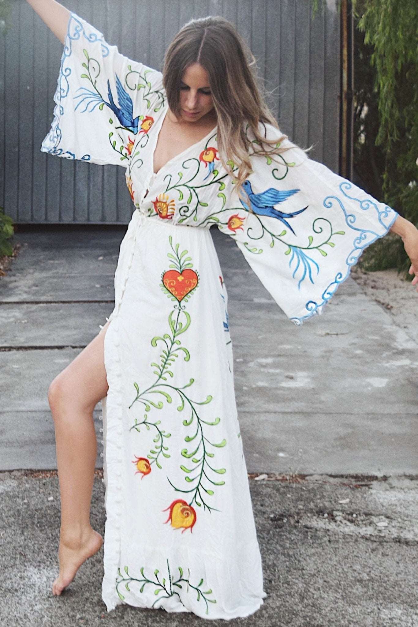 Jumpier Bohemian Goddess Long Dress - London's Closet Boutique