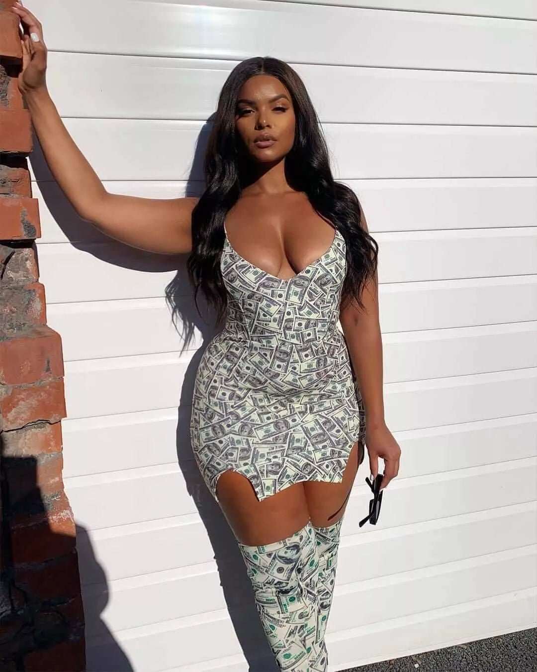 Monee's Money Bag Dress - London's Closet Boutique