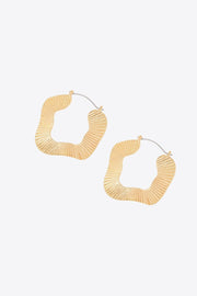 Ribbed Alloy Earrings - London's Closet Boutique