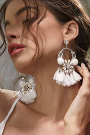 Tassel Detail Dangle Earrings - London's Closet Boutique